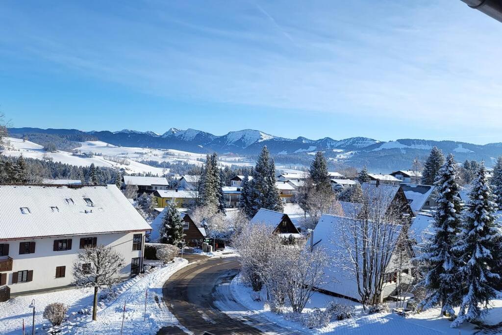Ferienwohnung Im Allgaeu Mit Bergsicht Oberreute Exteriör bild