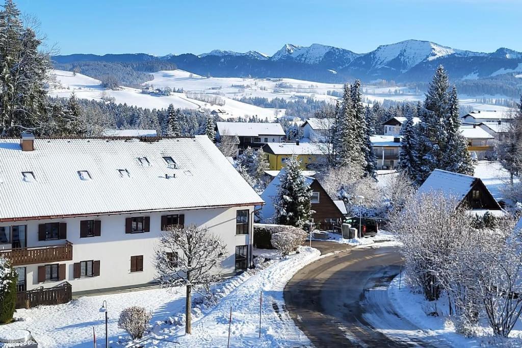 Ferienwohnung Im Allgaeu Mit Bergsicht Oberreute Exteriör bild